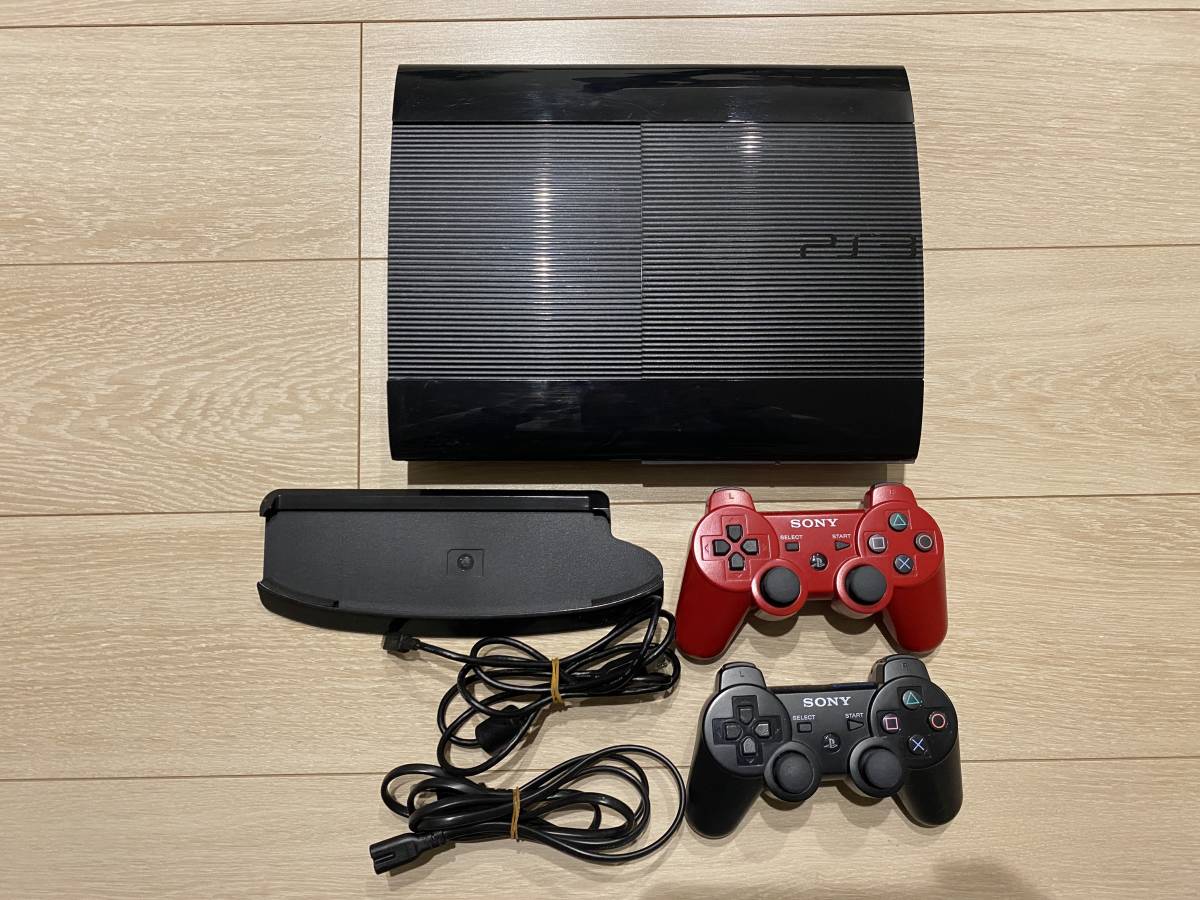 【動作OK】SONY PlayStation3 PS3 CECH-4300C 500GB コントローラー2個