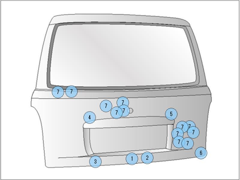 日産 純正 バネット 《 SKF2VN 》 バックドア 90100-HA02C P41900-23008066_画像8