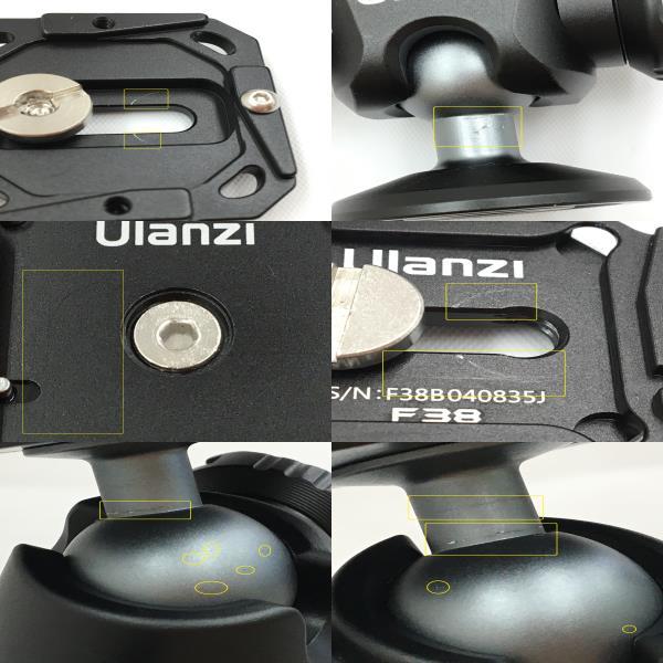 ☆現状品【Ulanzi フレキシブル三脚 MT-35 U-120 ・MT-36 F38 自由雲台】360°回転/ボール雲台/ミニ三脚/くねくね三脚 A1220＊１☆_画像8