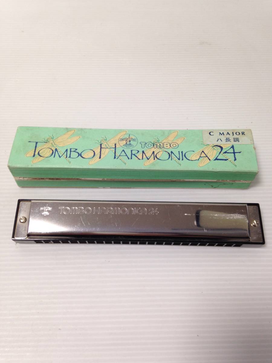 TOMBO HARMONICA24 dragonfly harmonica C MAJOR is length style used (H940)