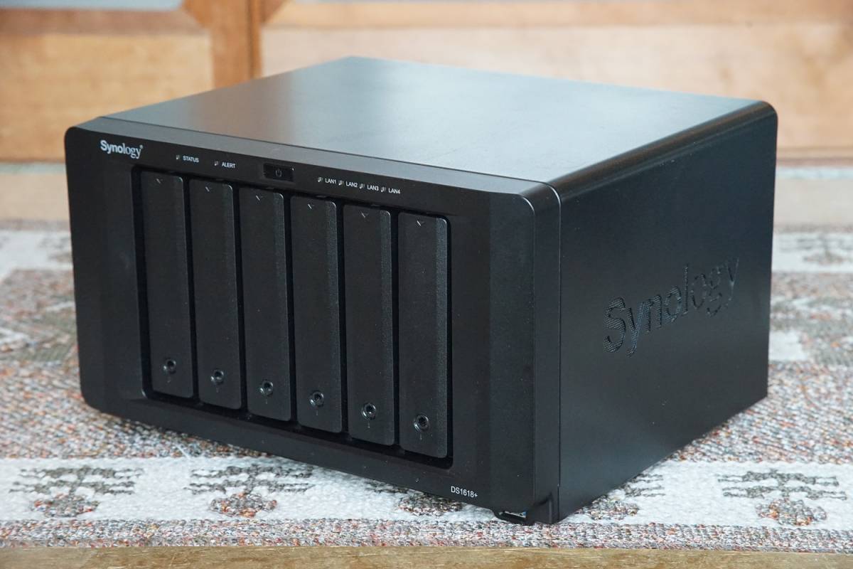 Synology DS1618+ 6ベイ DiskStation NAS 中古 DSM7.2 PCIe拡張対応_画像3