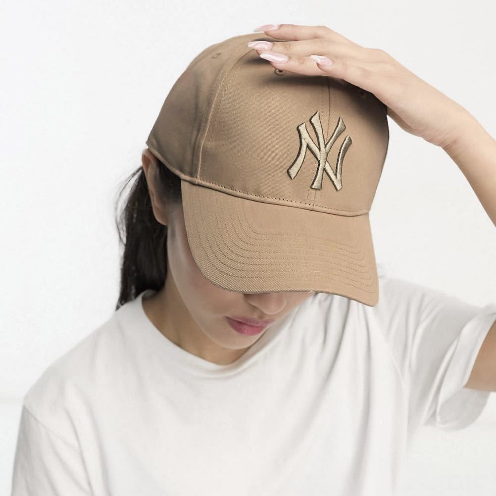 ニューエラ 9FORTY キャップ 帽子 メンズ レディース NY タン モカブラウン NEW ERA 海外限定 正規品 送料無料 ニューヨーク_画像2