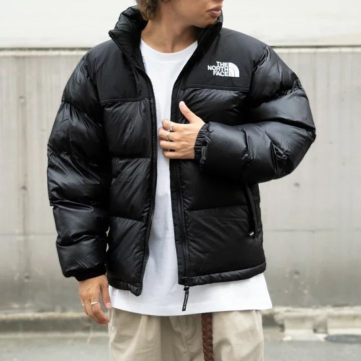 送料無料 THE NORTH FACE ヌプシ ジャケット Nuptse ダウンジャケット ノースフェイス 黒 正規品 海外限定 メンズ レディース XL