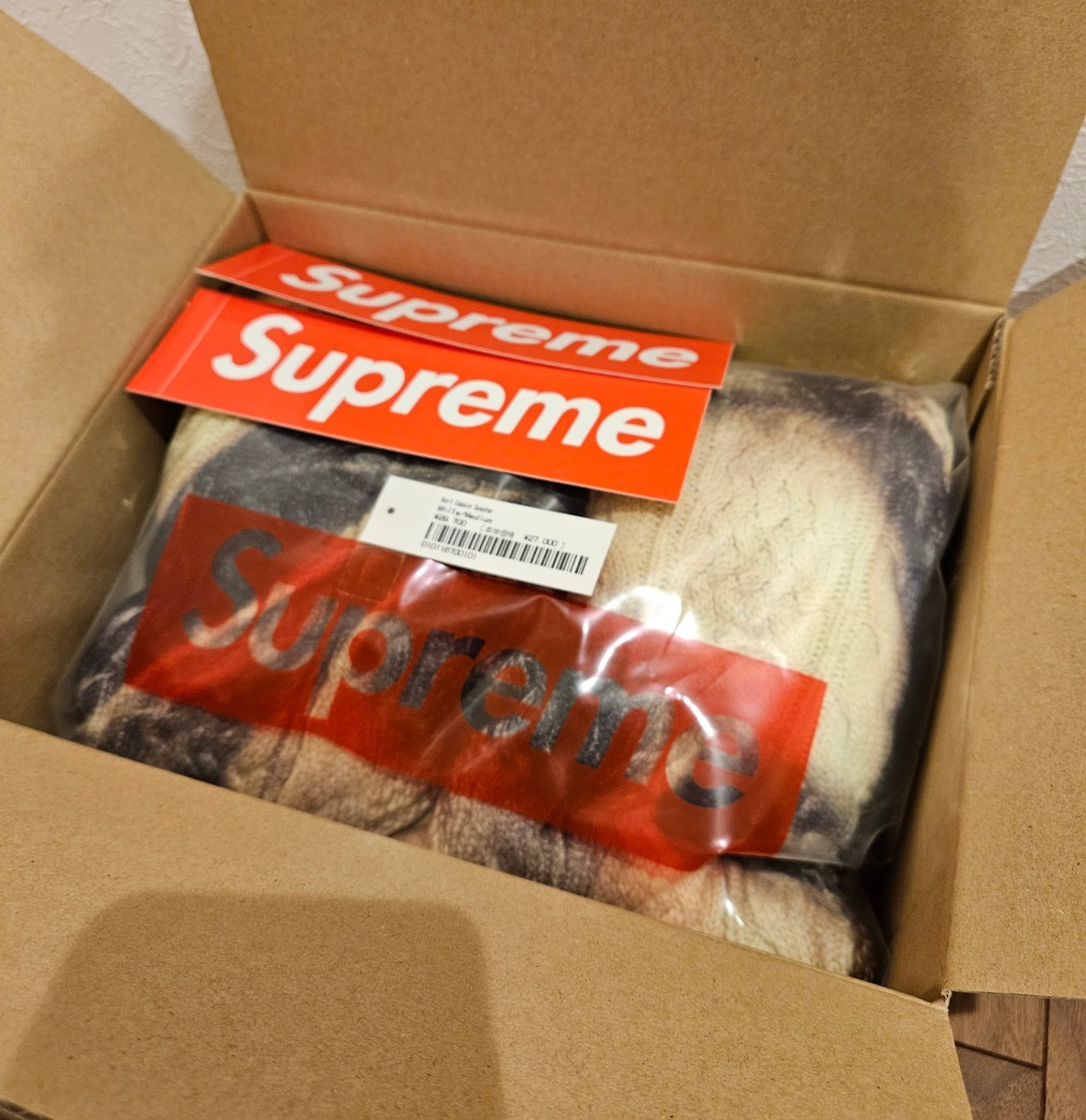 キムタク着 Supreme Kurt Cobain Sweater Mサイズ Medium カート キムタク着 Supreme Kurt Cobain Sweater Mサイズ Medium カート