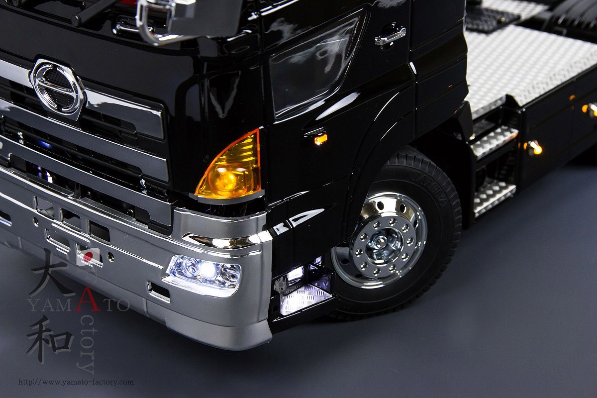 【即納】タミヤ1/14トレーラー用 HINO700 プロフィアキャブキット_取り付け参考画像