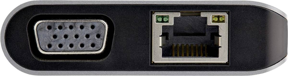 送料無料★StarTech.com USB Type-C マルチ 変換アダプタ HDMI または VGA対応 100W 30cmホストケーブル USB-C接続マルチハブ DKT30CHVAUSP_参考画像