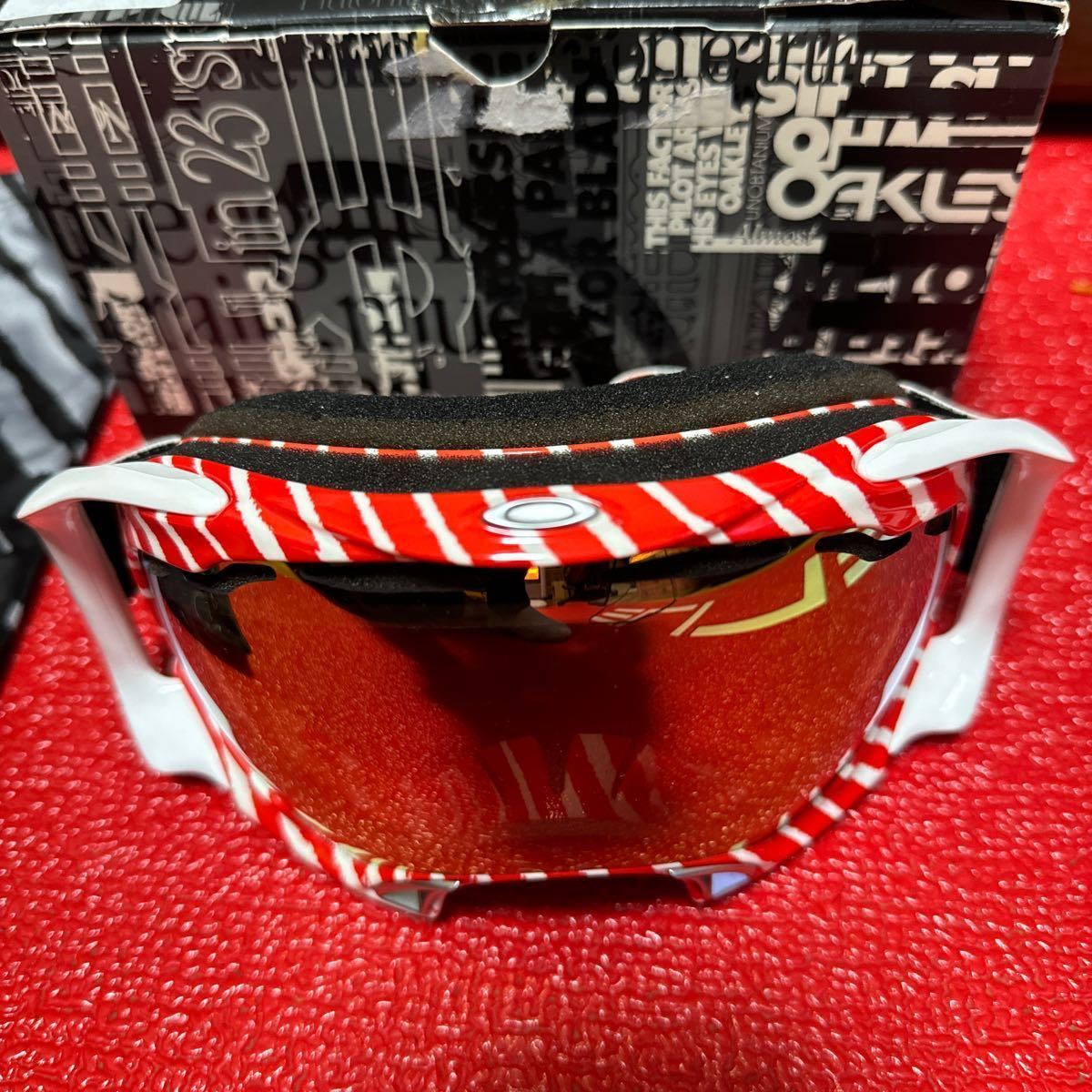 オークリー OAKLEY ゴーグル スノーゴーグル スプライス Splice アジアンフィット ミラー 57-425J 中古_画像3