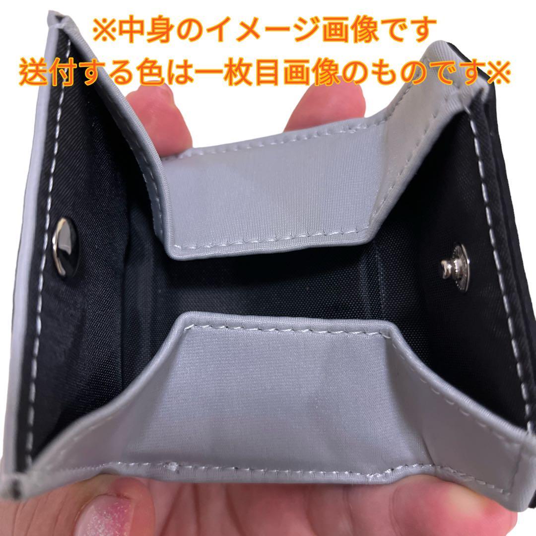 インディゴデニム/極小財布　本革　コンパクト　折り財布　小銭入れ_画像7