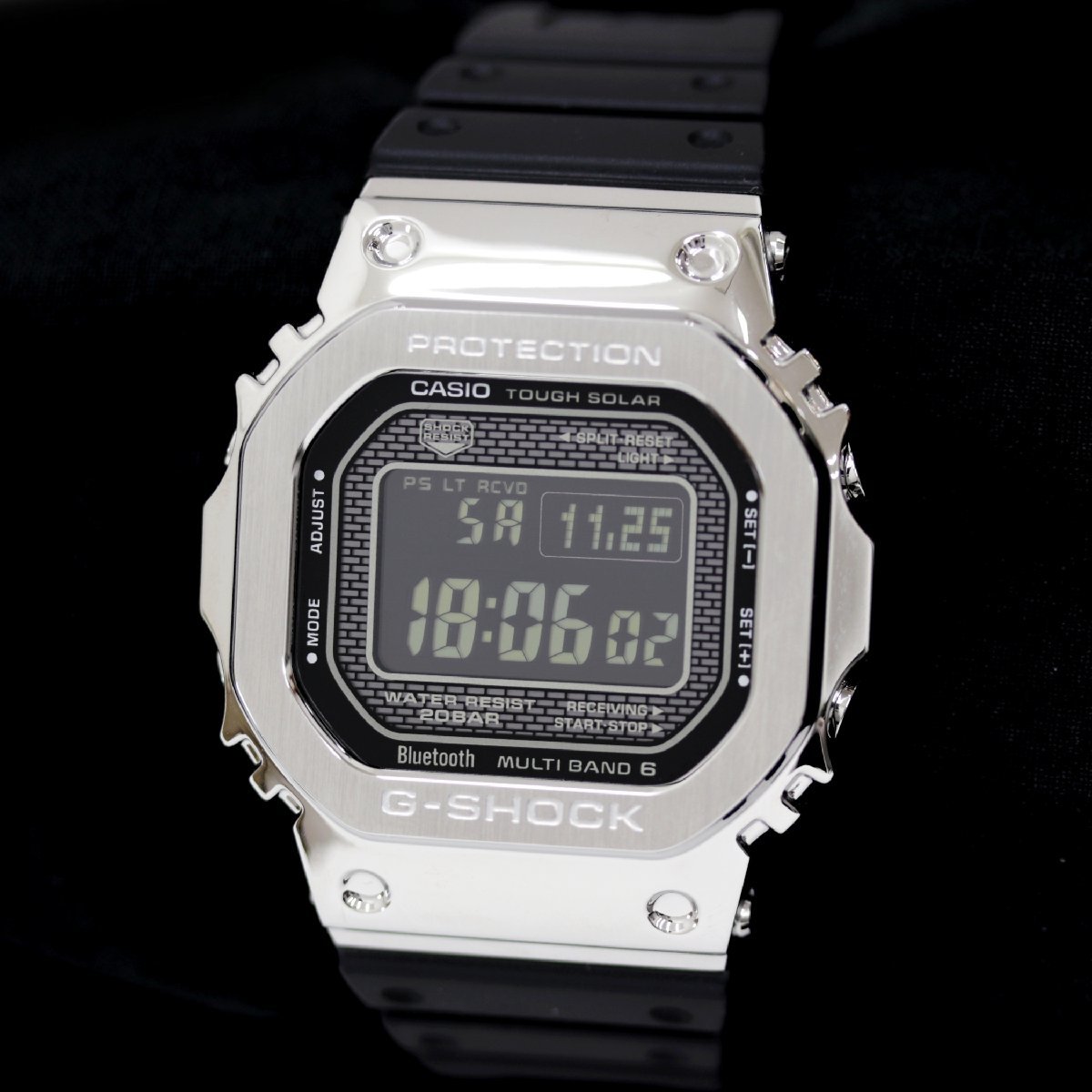 カシオ　G-SHOCK　Gショック　GMW-B5000　腕時計　電波ソーラー　Bluetooth　クォーツ　メンズ　　　新品同様品_画像7