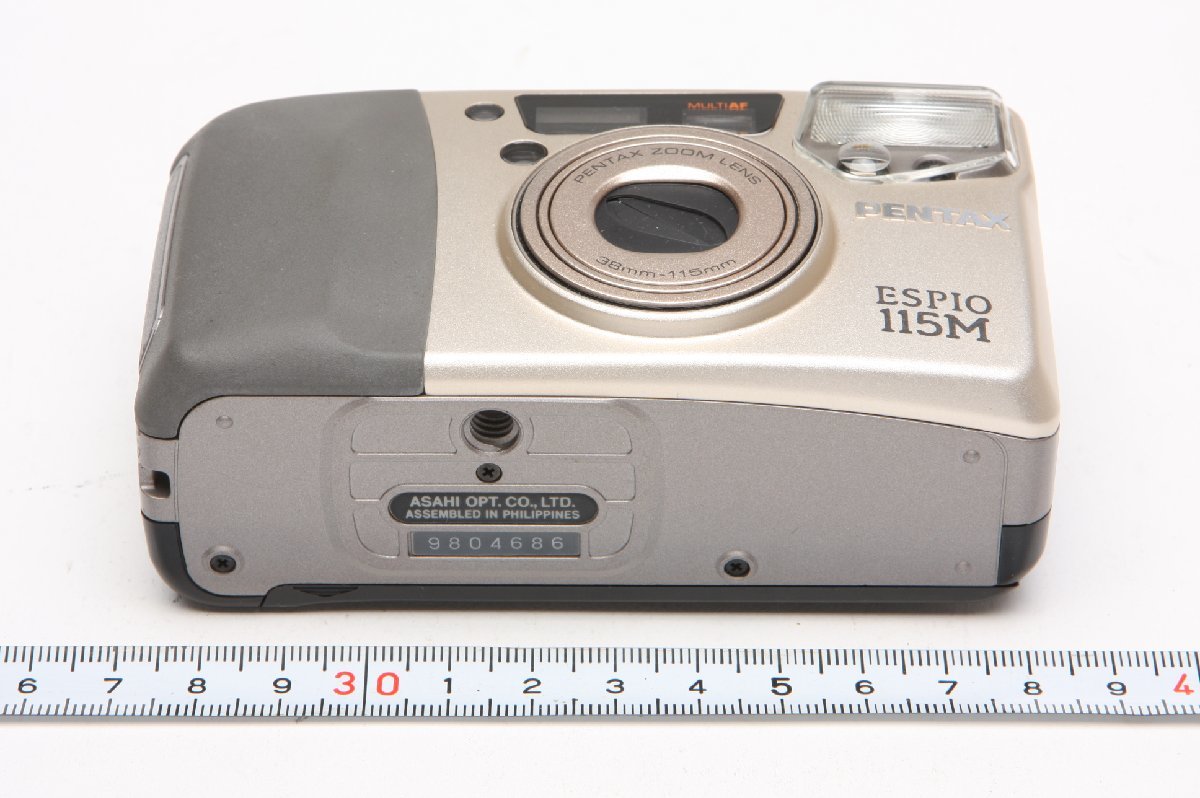 ※ 動作確認済 PENTAX ペンタックス コンパクトカメラ ESPIO115M エスピオ115M 38-115mm c0043_画像4