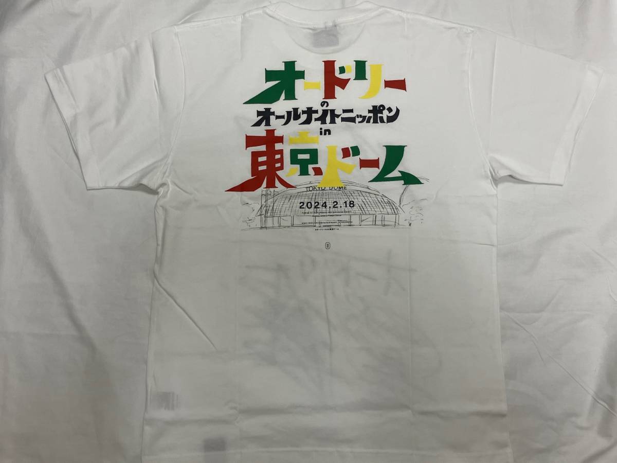 [チャリティ]オードリーさん　直筆サイン入りTシャツ　Lサイズ_画像2