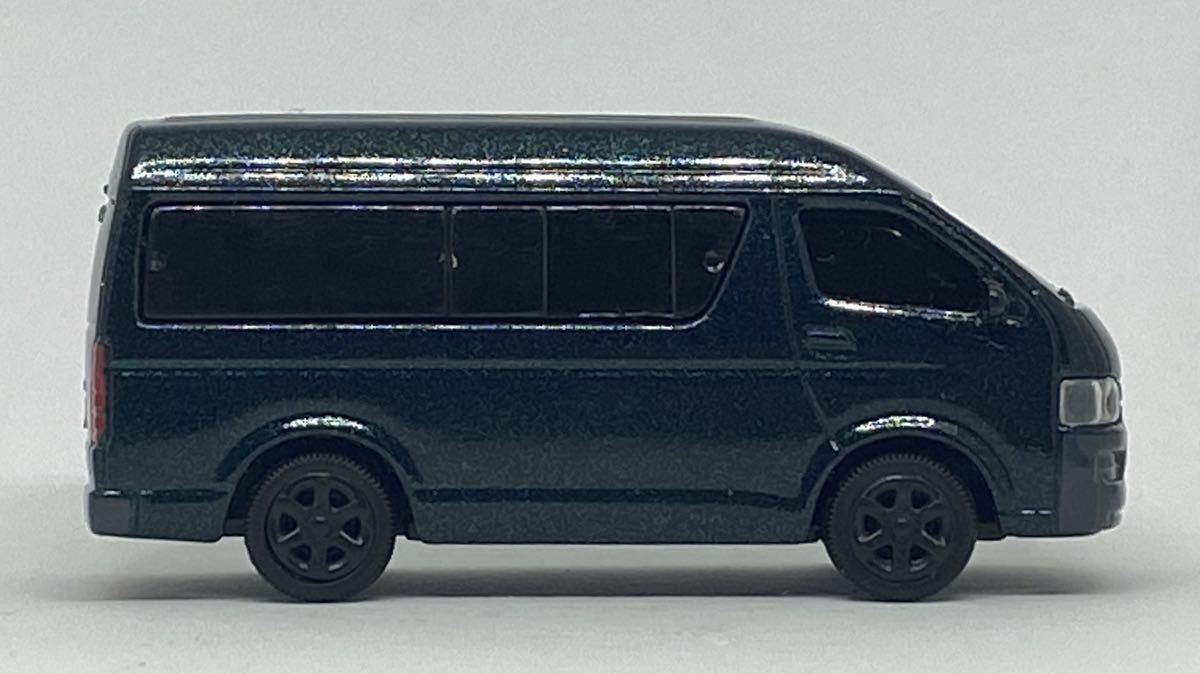 カプセルエムテック MTECH 1/72 トヨタ ハイエース バン ハイルーフ 200系 中期 グリーン 緑 リアルX ホンウェル TOYOTA HIACE 200 van Ⅱ_画像6