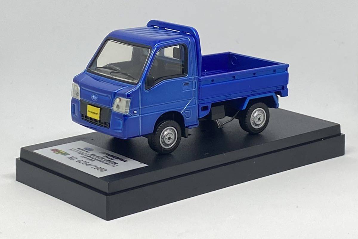 1000台限定 ダイヤペット 1/36 スバル サンバー トラック WRブルー リミテッド SUBARU SAMBER TRUCK BLUE LIMITED ミニカー 模型 TT1 TT2_画像2