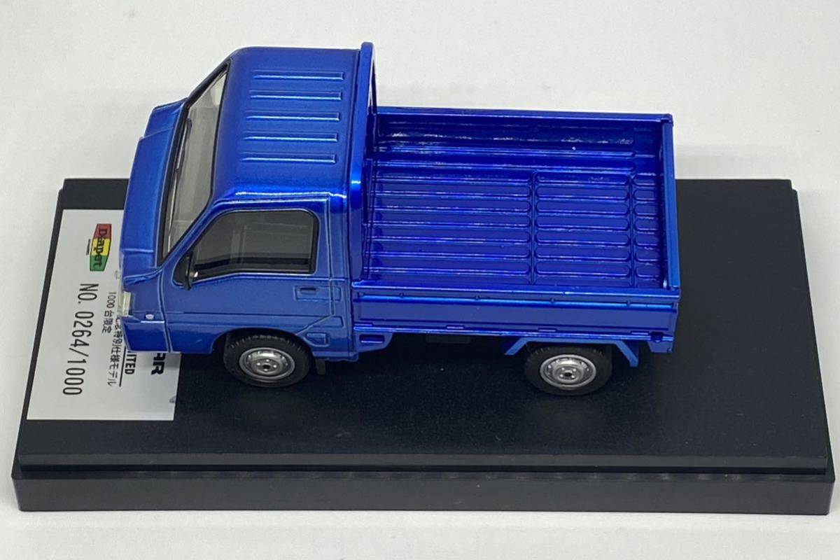 1000台限定 ダイヤペット 1/36 スバル サンバー トラック WRブルー リミテッド SUBARU SAMBER TRUCK BLUE LIMITED ミニカー 模型 TT1 TT2_画像8