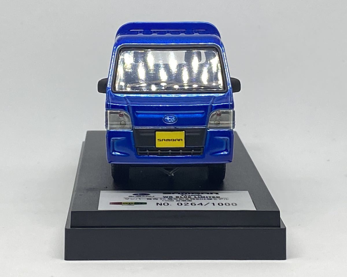 1000台限定 ダイヤペット 1/36 スバル サンバー トラック WRブルー リミテッド SUBARU SAMBER TRUCK BLUE LIMITED ミニカー 模型 TT1 TT2_画像4