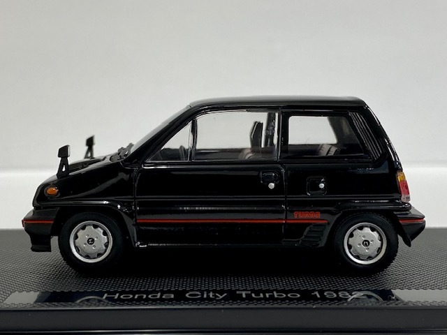 ＜絶版・未使用＞EBBRO　エブロ　1/43　Honda City Turbo 1982 (BLACK)　ホンダ　シティ　ターボ　_画像2