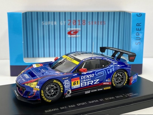 ＜絶版・未展示＞ EBBRO　エブロ　1/43　SUBARU BRZ R&D SPORT No.61　SUPER GT GT300 2018　スバル　R&Dスポーツ_画像1