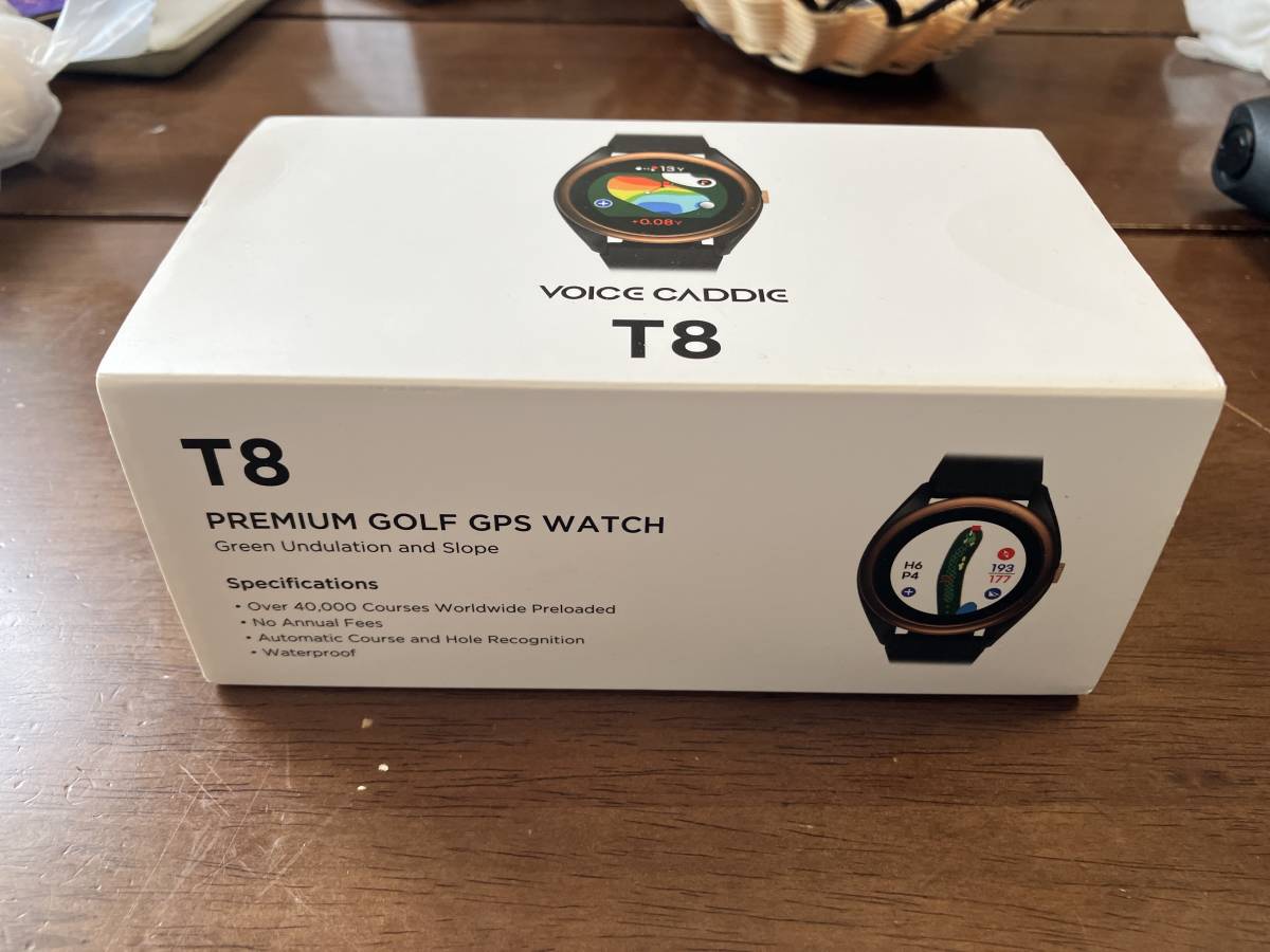 VOICE CADDIE T8 GPS Golf Watch 腕時計型 ゴルフナビ 動作確認済 ボイスキャディー T8_画像3