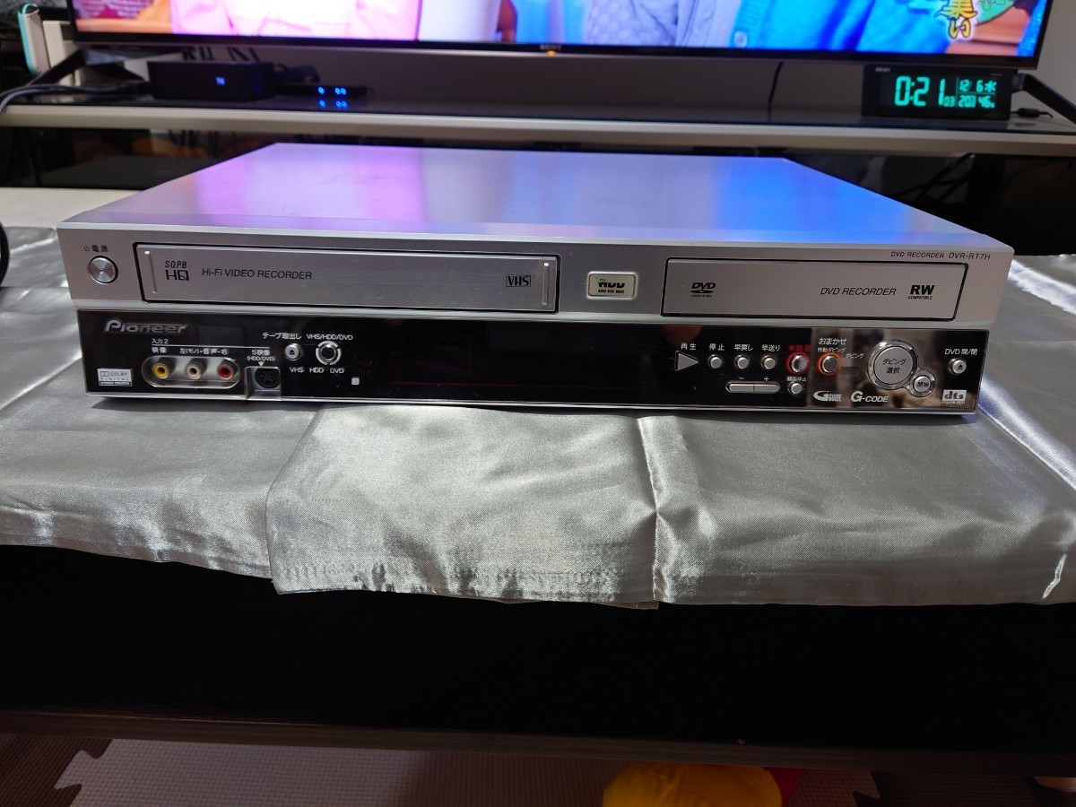 Pioneer DVR-RT7H　 VHS:DVD RECORDER_画像1