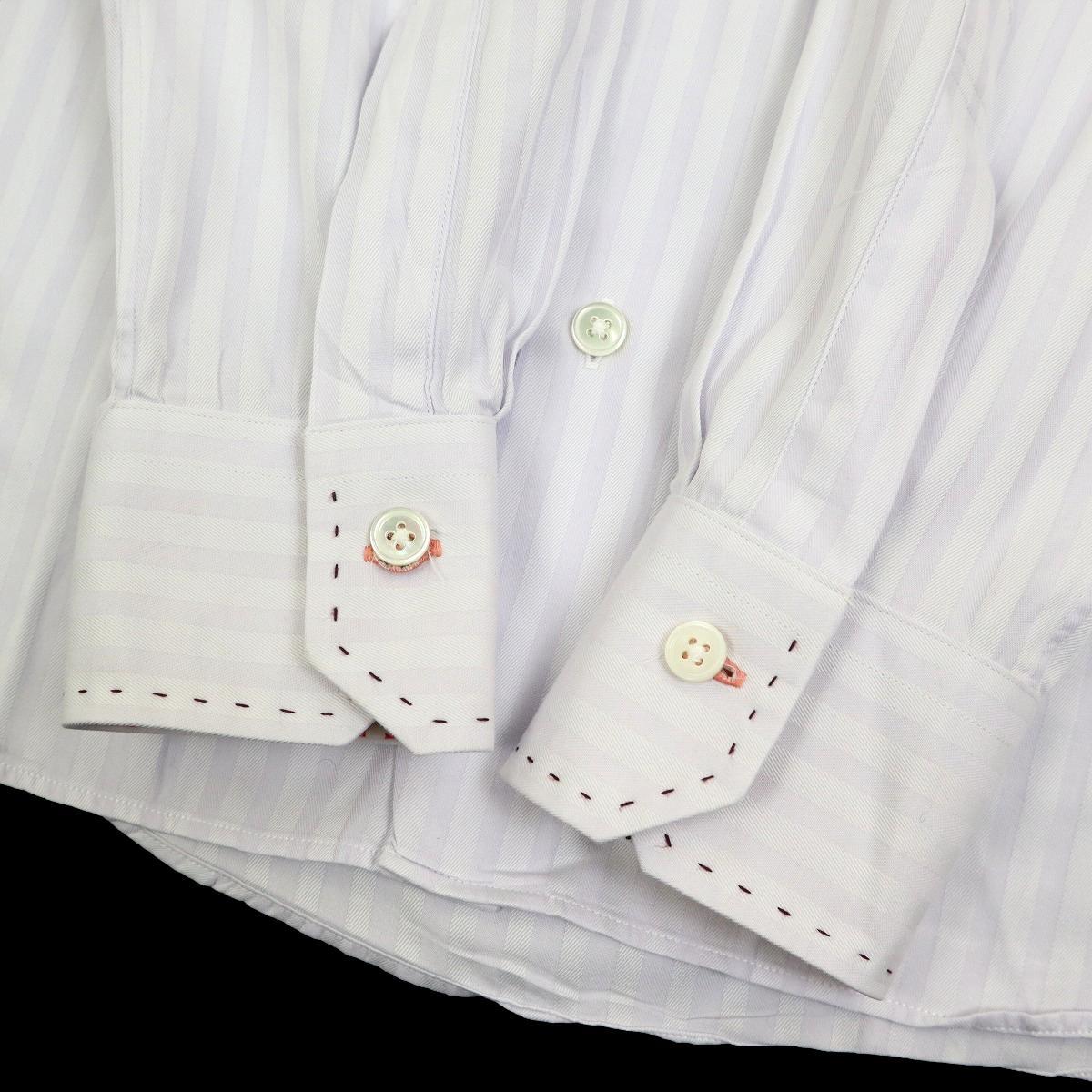 [ превосходный товар ]Paul Smith Paul Smith рубашка с длинным рукавом сорочка цветочный принт полоса размер S
