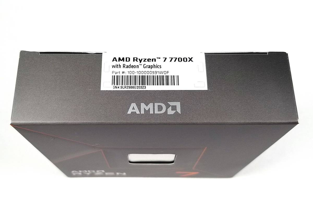 新品 AMD Ryzen 7 7700X (4.5GHz/TC:5.4GHz) BOX AM5/8C/16T/L3 32MB/TDP105W_画像5