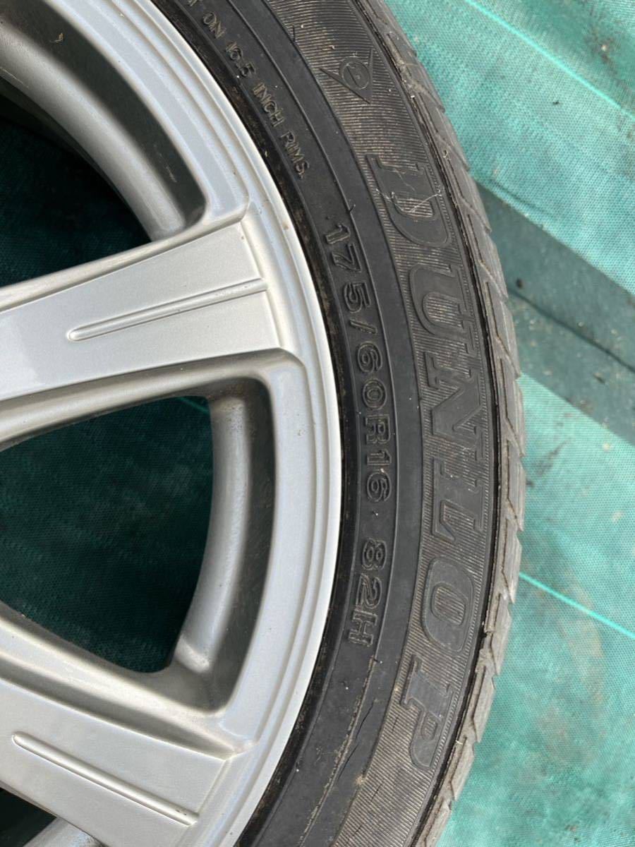 millous RE 16インチ アルミ ホイール 16×6J ダンロップ 16インチ タイヤ 175/60R16 ②_画像5