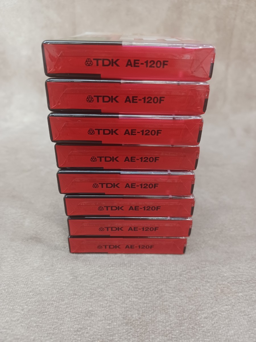 カセットテープ TDK AE 120 ノーマルポジション TYPE Ⅰ 8本セット 未使用品 コレクション 昭和レトロ 音楽 奈良発 直接引取り可_画像5