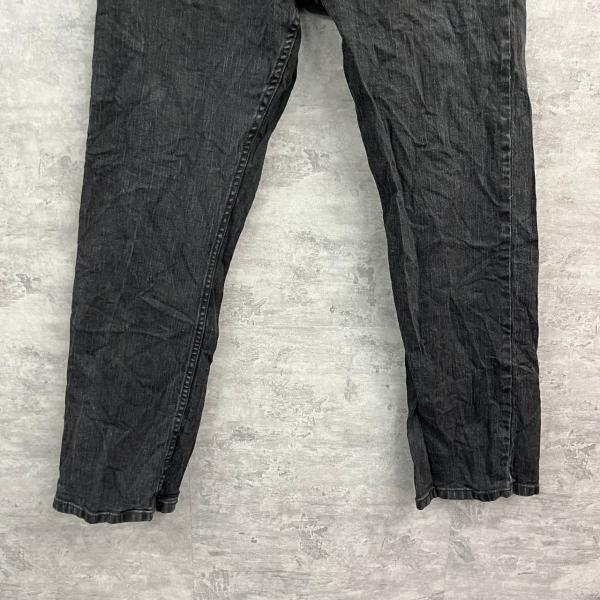 【中古】Levi's514TM ブラック ジップフライ デニムジーンズパンツ W34L30 実寸W34in 赤タブ 005140211 USA 海外輸入 古着 LK10203_画像7