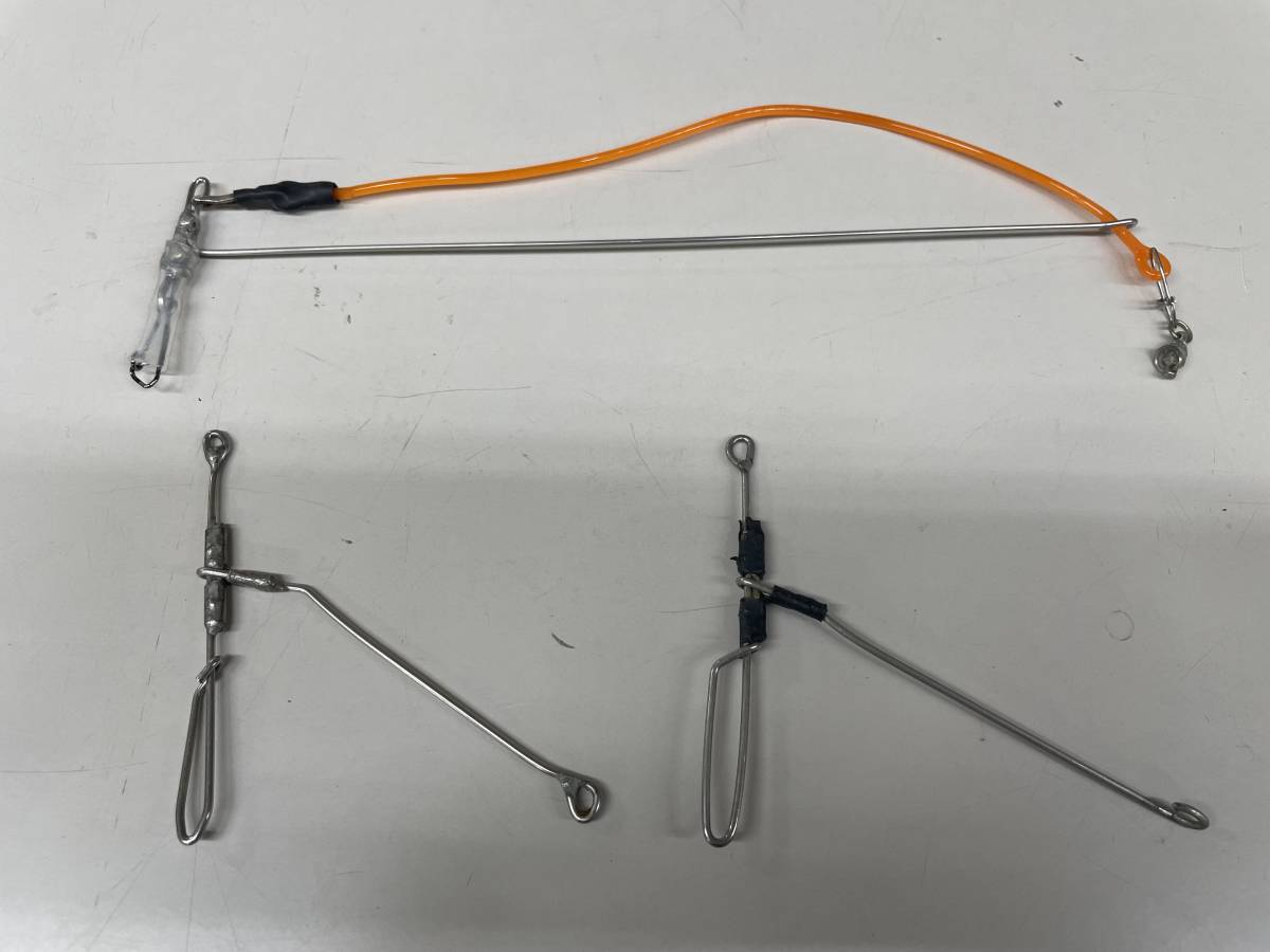 カゴ釣り用】自作天秤 3個セット(VIPクッションゴム付・遠投 カゴ釣り用】自作天秤 3個セット(VIPクッションゴム付・遠投
