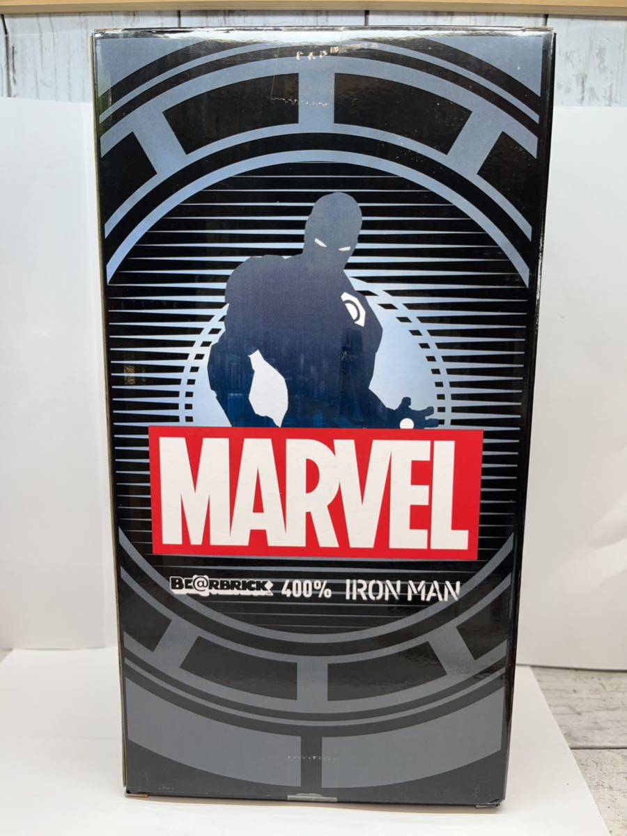 MARVEL / Happyくじ 「BE@RBRICK」2021 SP賞 BE@RBRICK 400% [アイアンマン] 新品未開封です _画像7