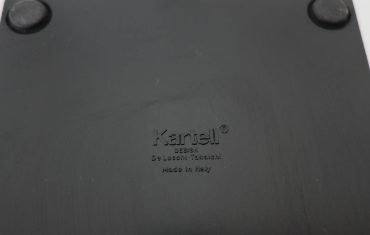 レトロコレクション　当時物＊Kartell カルテル＊Segmenti Slides　スライド小物入れ　BLK＊ミケーレ・デ・ルッキ ＊高市忠夫 ＊イタリア製_画像5