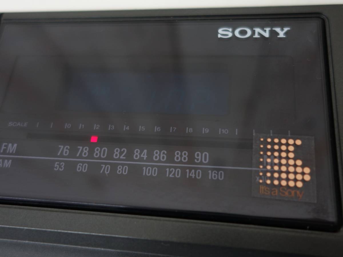 レトロコレクション　当時物 ＊SONY ソニー ＊COFFEE MODEL ICF-C16A ＊DIGITAL CLOCK RADIO デジタルクロックラジオ ＊お色　ブラック系_画像10