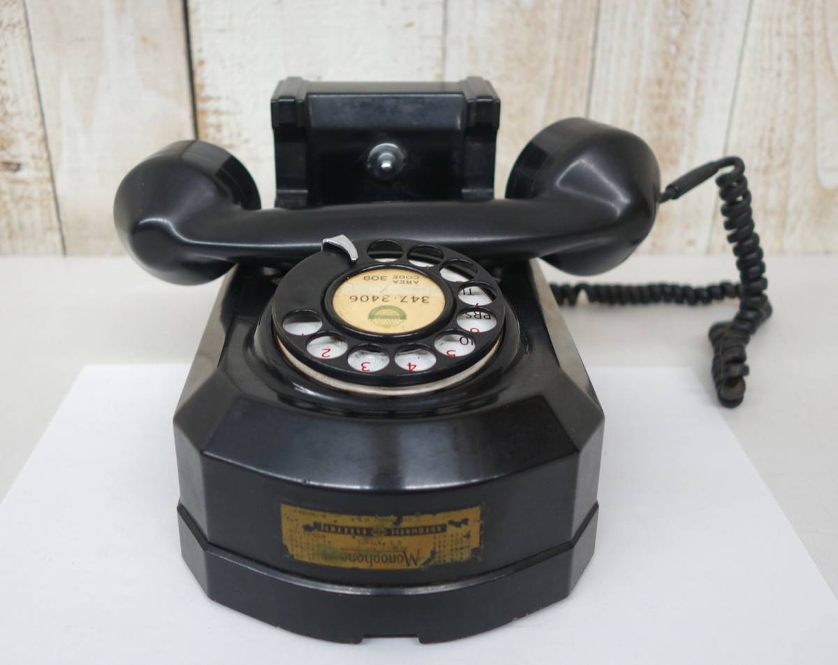 USA antique retro that time thing *Vintage Wall Telepone ornament telephone wall telephone *MONOPHONE L5100* american Vintage 