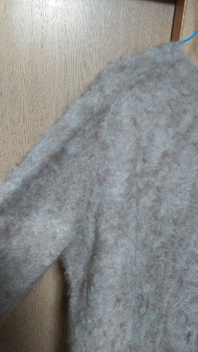 ANAYI カシミア セーター カーディガン ニット 茶 ブラウン サイズ 38 美品_画像8