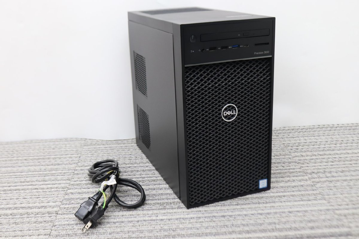 D1214【i7第8世代】DELL / Precision 3630 Tower / CPU：core i7-8700@3.20GHz / メモリ：32G / SSD：512GB / Windows 11Pro_画像1