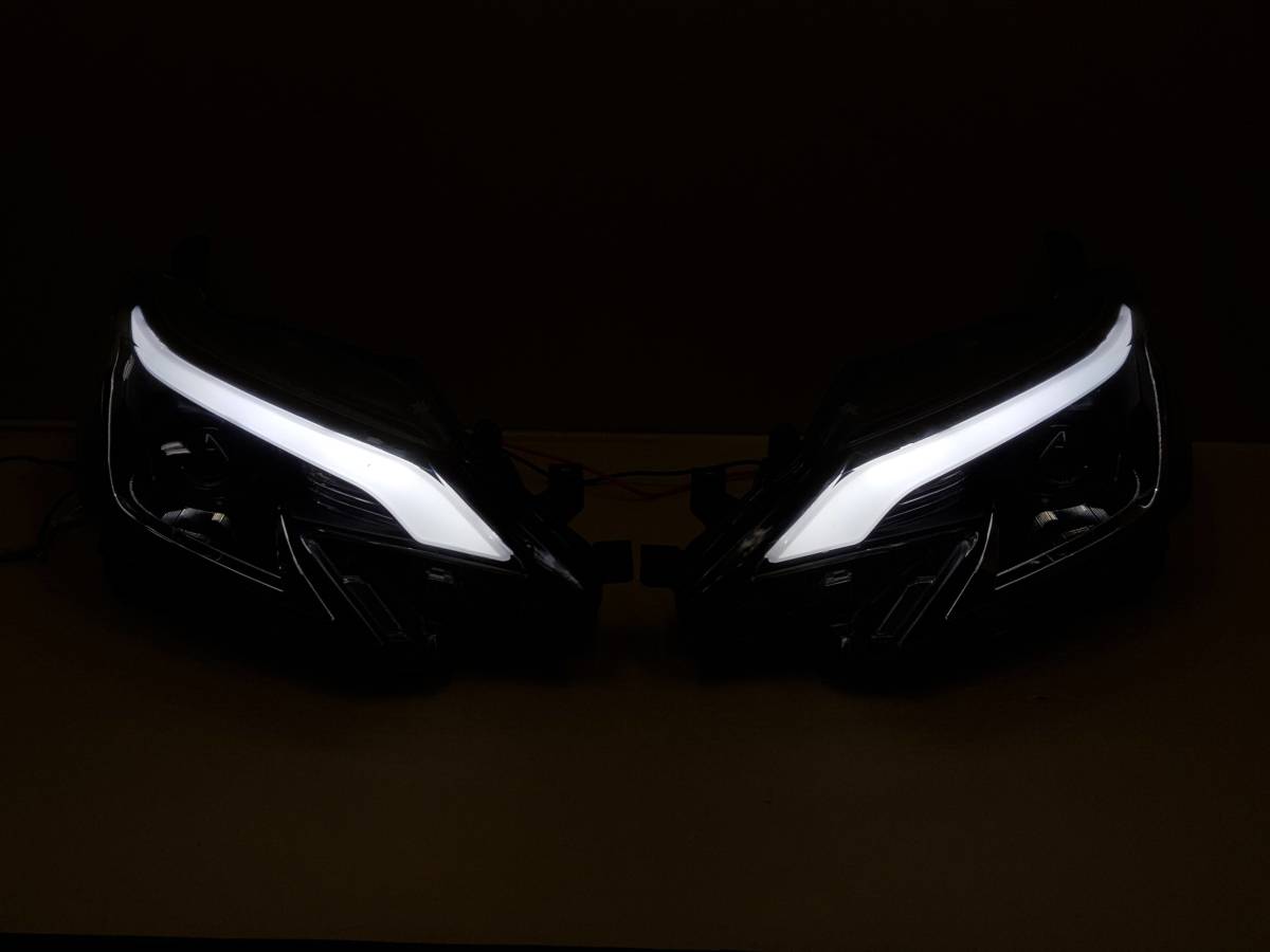 130マークX　LED　ヘッドライト　シーケンシャル　ウインカー　左右　セット　GRX130_画像8