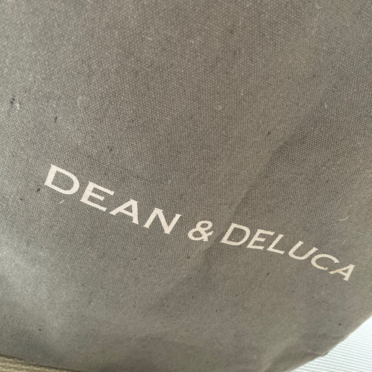 [１円〜]非売品＊DEAN＆DELUCA トートバッグ エコバッグ ディーン＆デルーカ ブルーグレー 35x30cm 肩掛け 北欧デザイン エコバッグ 防水_画像2