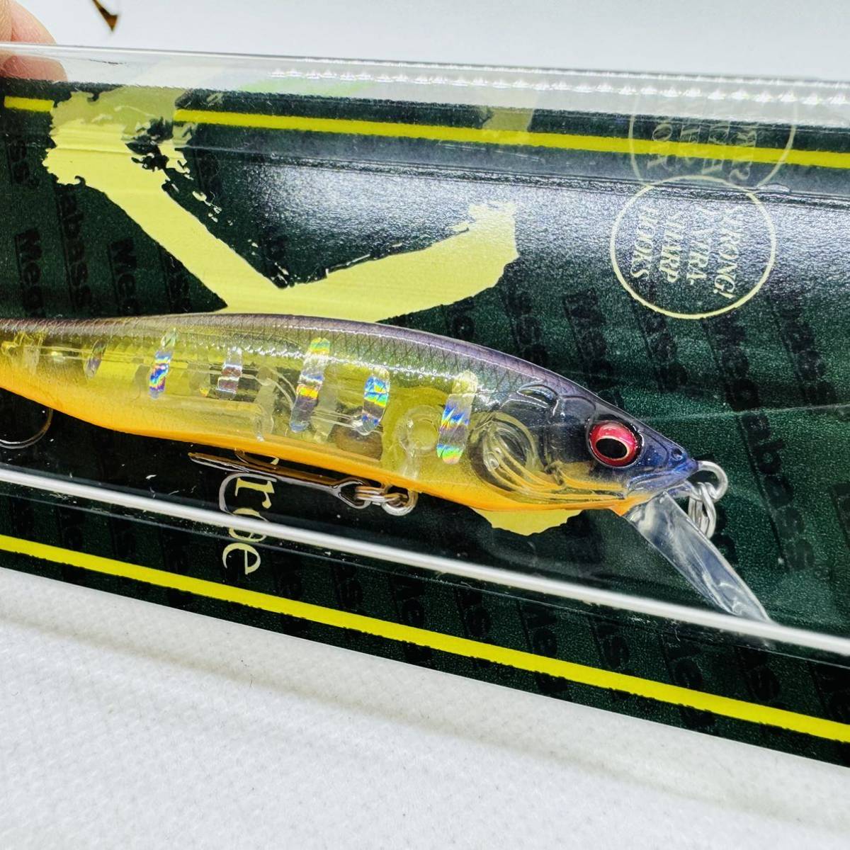 送料無料・新品『メガバス X-75 ナナハン (SP-C) 3個セット』MEGABASS X-NANAHAN PINK BACK FROZEN HASU M AKAKIN IL MIRAGE Xナナハン_画像4