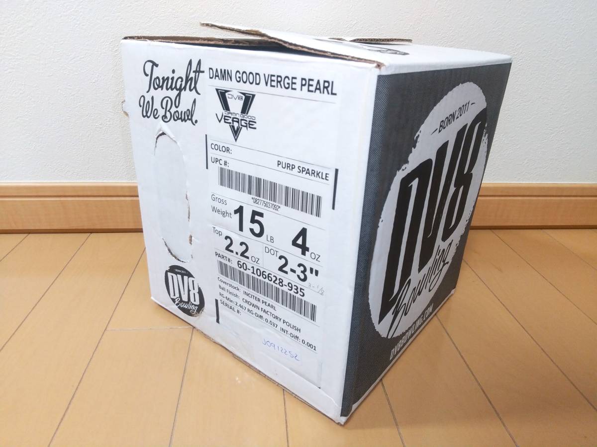 ダァムグッド・バージ・パール_DV8 ／DV8_DAMN GOOD VERGE PEARL／ 15ポンド【中古】_元箱