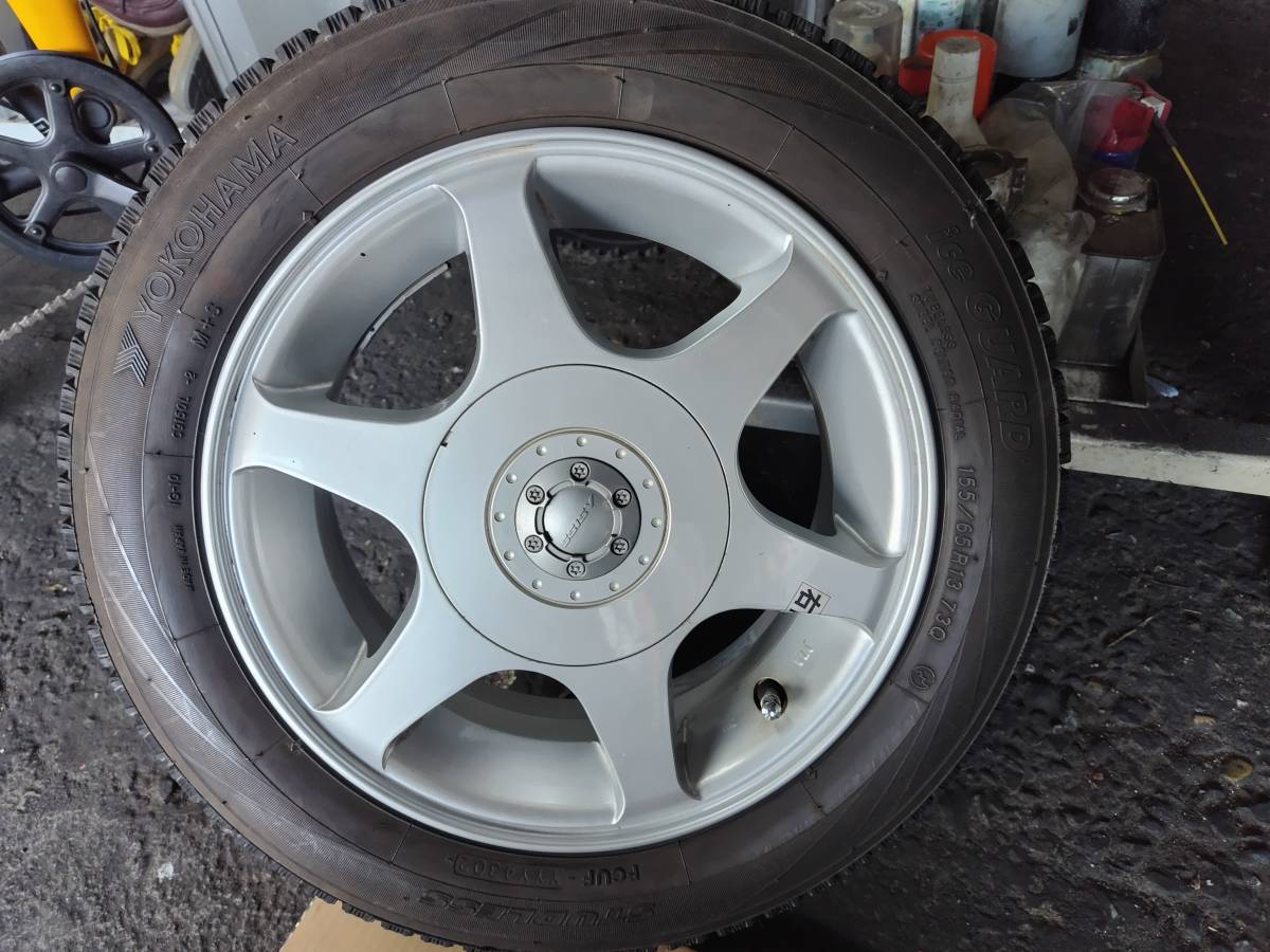 155/65R13 スタッドレスタイヤホイール付_画像8