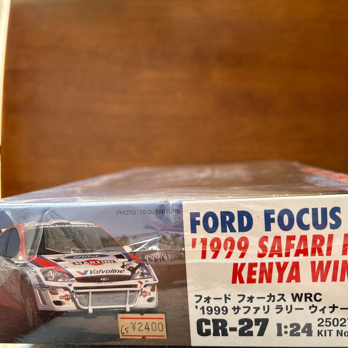 ハセガワ　1/24 フォード　フォーカスWRC 1999 サファリ　ウィナー　Kenya(シュリンク封印):定形外¥510_画像2