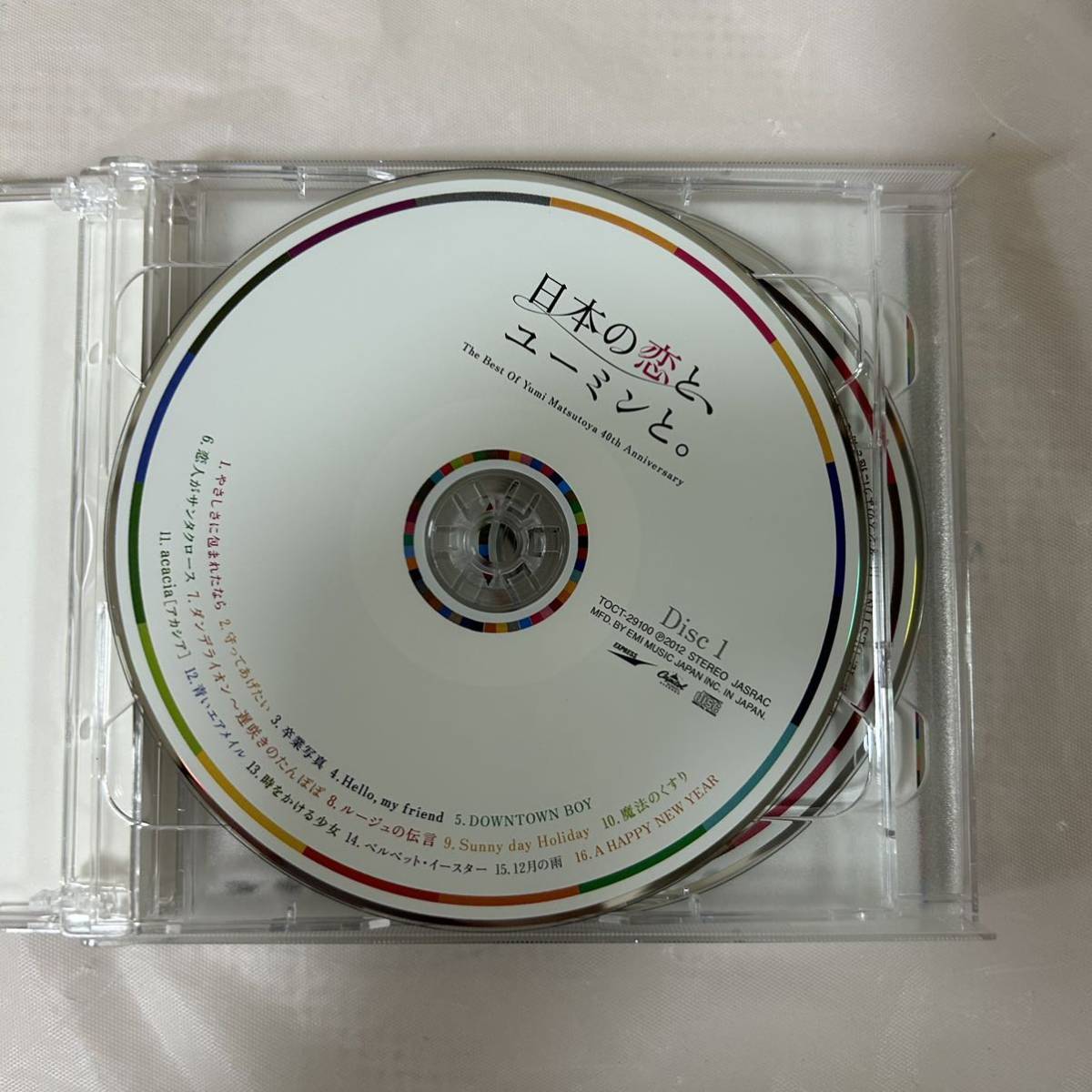 ●P021●CD 松任谷由実 40周年記念ベストアルバム 日本の恋と、ユーミンと。(初回限定盤)(DVD付)_画像4