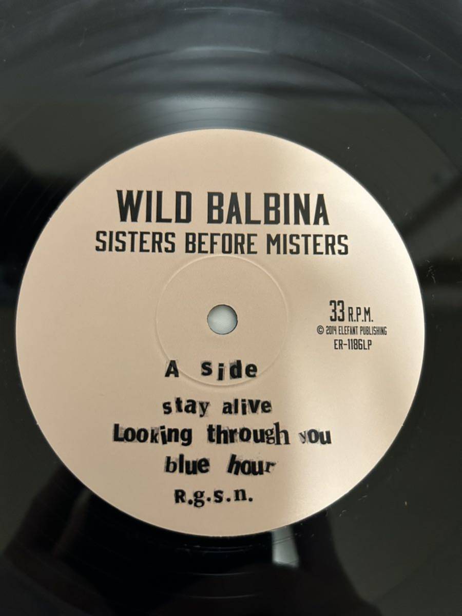 ◎G535◎LP レコード 10インチ/Wild Balbina/Sisters Before Misters スペイン盤_画像5
