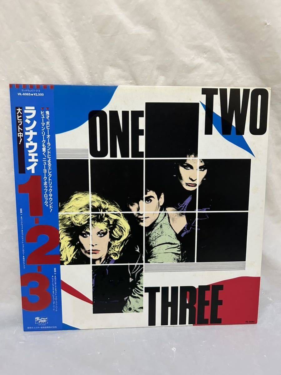 ◎N579◎LP レコード 1-2-3 ONE・TWO・THREE/ランナウェイ RUNNAWAY/VIL-6065_画像1