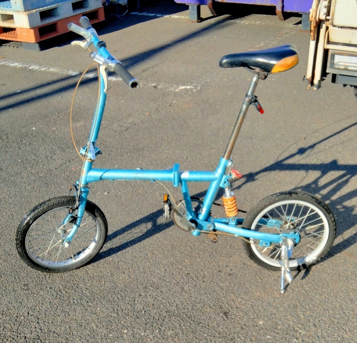 1260　EASY COMMUNICATION SINCE 1981 折りたたみ自転車現状出品致します。_画像2