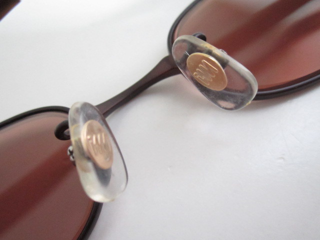 G◆iM Product　IM-2004　アイムプロダクト　イッセイミヤケ　マットダークブラウン　近視ー1.00ぐらい　サングラス　眼鏡　中古品_画像8