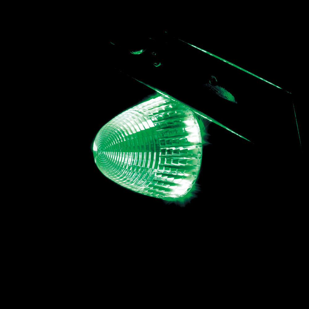 廃番　CE-174　2個　グリーン　緑　クロスラインマーカー 12V24V共用　ヤック　レトロ　デコトラ　アート　LEDマーカーランプ　樹脂レンズ_画像8