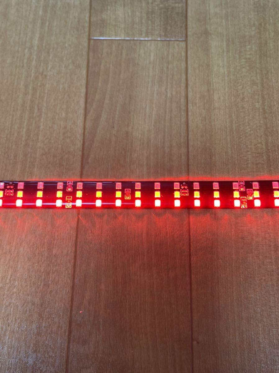 12V　US　テールゲート　LED120　LEDテープ　サイドに流れるウィンカー　BE-791　ウインカー　スモール　ブレーキ　バックランプ_画像4