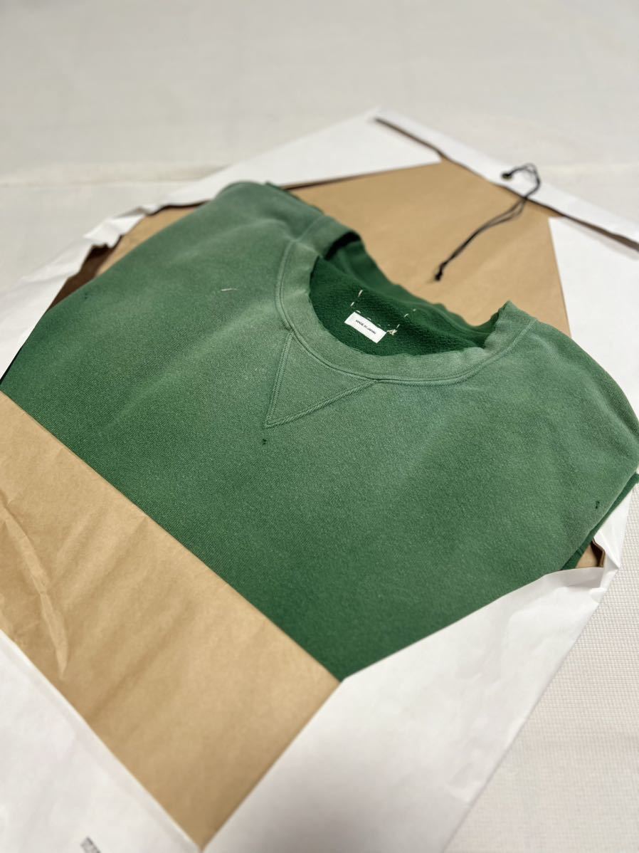 visvim23AW JUMBO SB SWEAT L/S CRASH GREEN size3 送料無料 新品未使用品 // 23AW JOURNEYMAN PANTS TAKEDCRUSH ICTスウェット_画像9