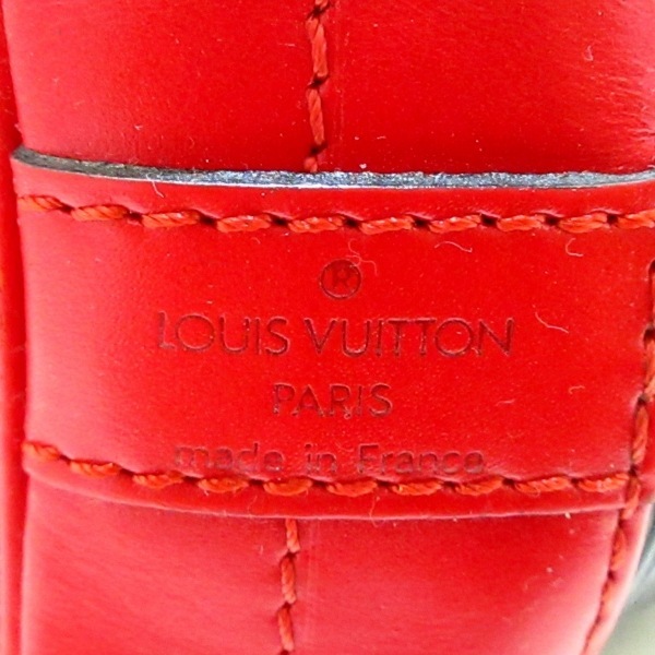ルイヴィトン LOUIS VUITTON ショルダーバッグ M44017 ノエ レザー（LVロゴの刻印入り） バイカラー(ノワール×カスティリアンレッド) エピ_画像8